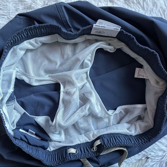 Sonoma Swim Trunks New Blue Mens Size 3XLT - Picture 3 of 9